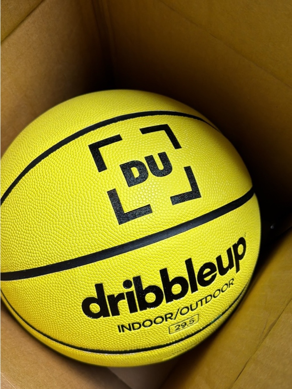Dribbleup Kids Yellow Indoor/Outdoor Basketball